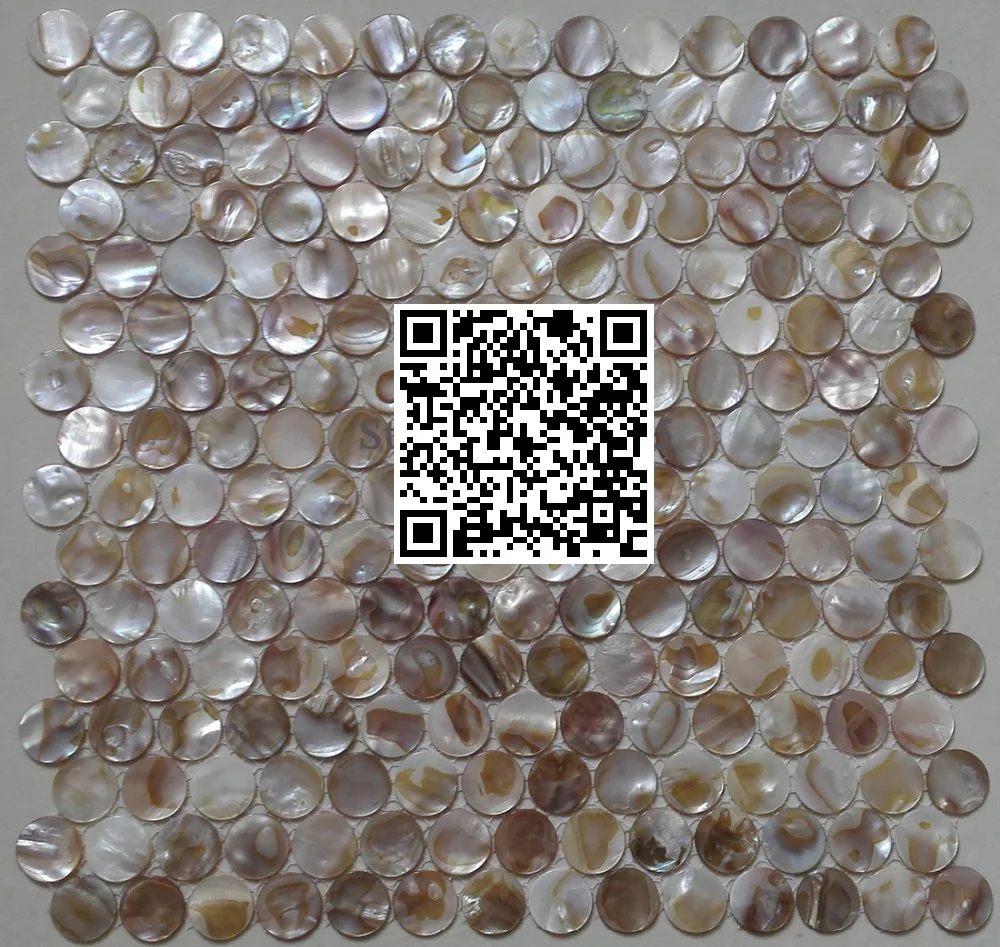 

Penny Shell Mosaic Tile Natural Mother Of Pearl Kitchen Shower Back Splash Bath Wall Cladding Decorative Wall tile