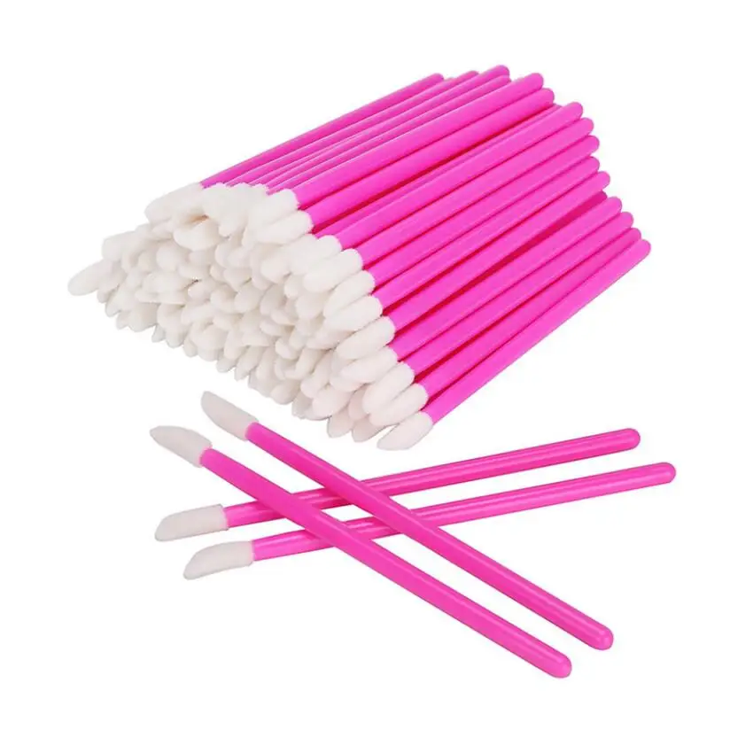 50 шт в наборе новая одноразовая Косметическая кисть для губной помады блеск губ