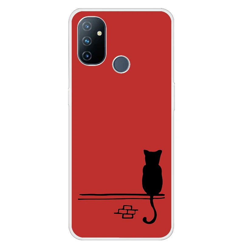 Чехол для Oneplus Nord N100 чехол ТПУ силиконовая искусственная кожа One plus N 100 | Мобильные