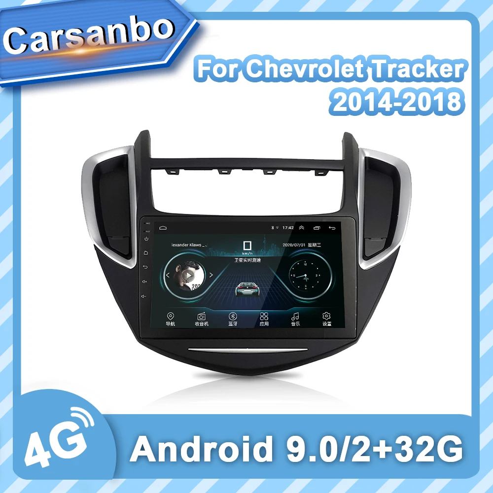 Автомагнитола 2din для Chevrolet Trax Tracker мультимедийный проигрыватель на Android 2014 с