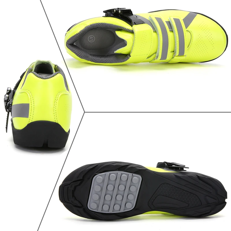 Road Bike Shoes Men Bicycle Sneakers Anti-slip Breathable Cycling Shoes Triathlon Athletic Sport Shoes Zapatos Bicicleta 37-48