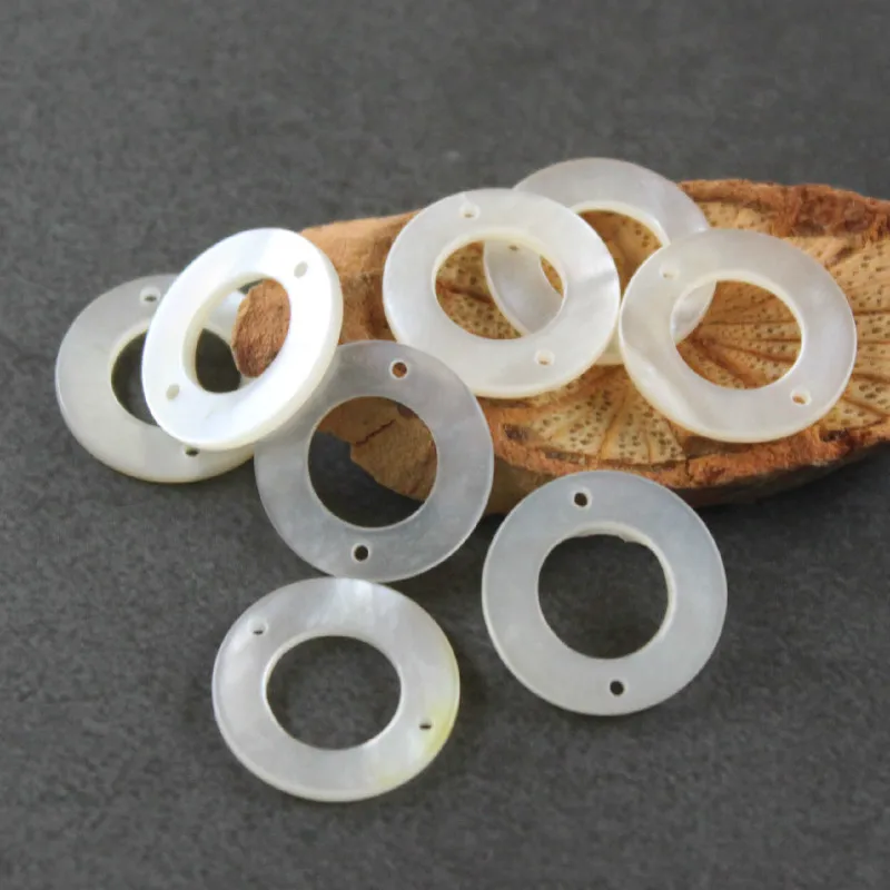 Натуральные морские ракушки популярное кольцо из белых ракушек подвесные