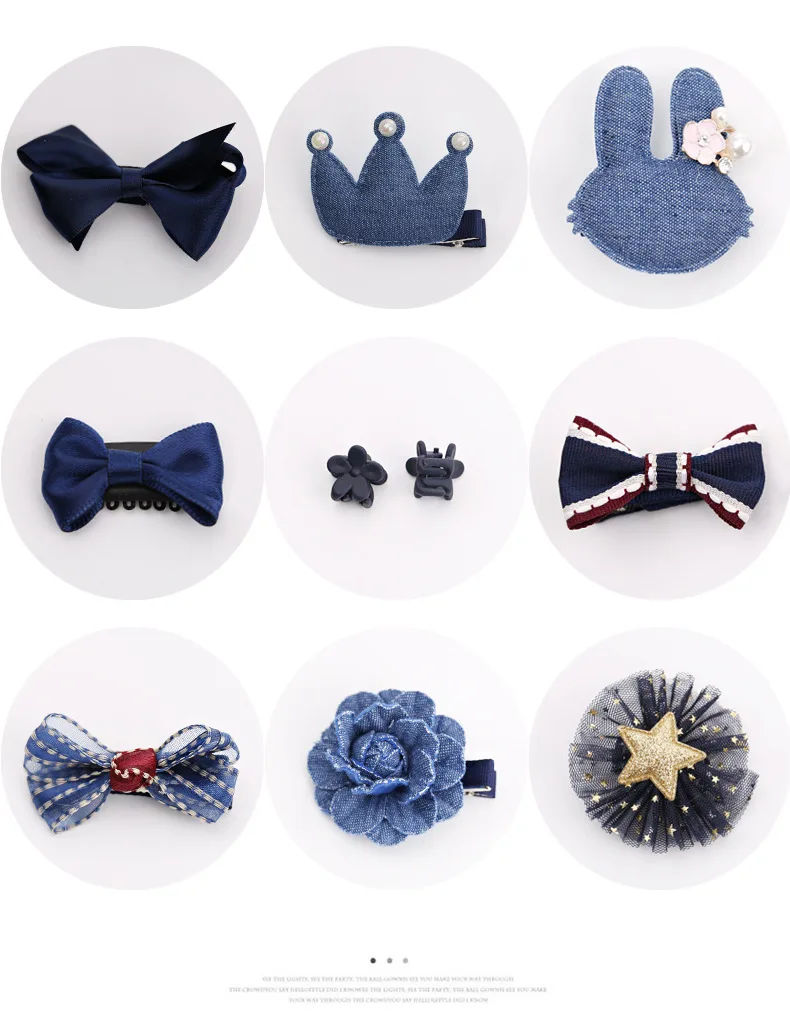 10 комплектов заколок для волос милые платья с героями мультфильмов головной убор