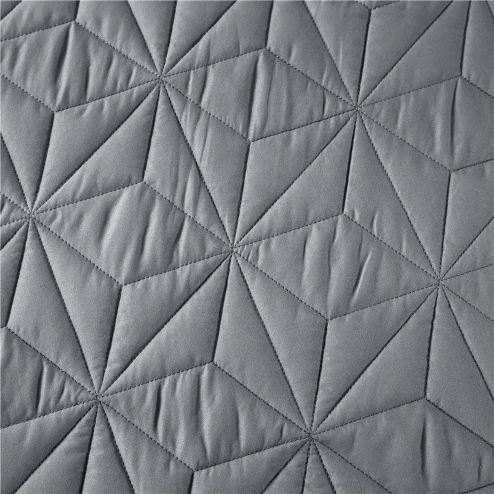 Сплошной цвет стеганый тисненый Водонепроницаемый Матрас протектор