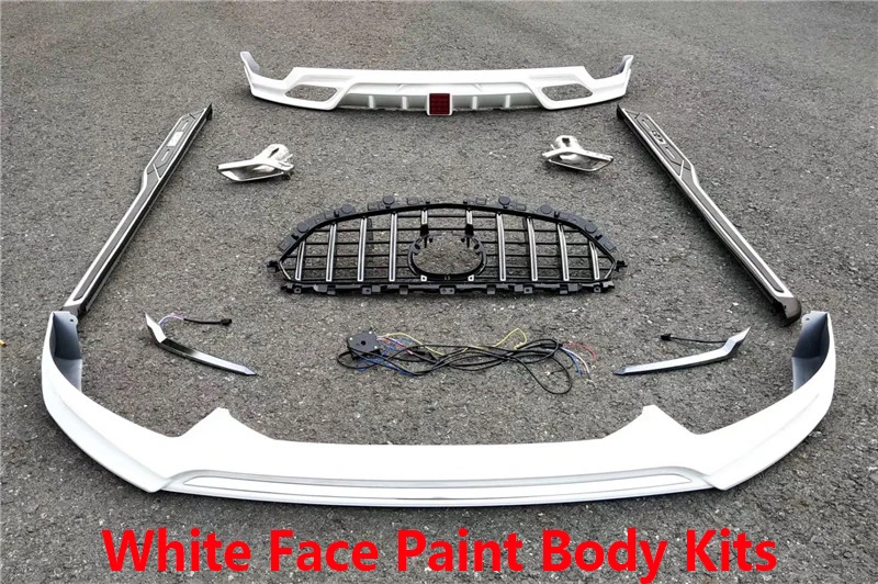 Подходит для Mazda CX 5 2017 2019 комплект кузова решетка передняя губа задняя боковые