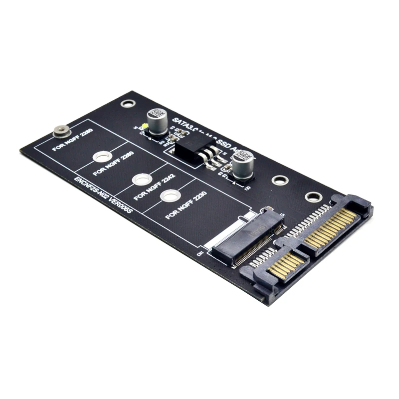 Адаптер BTBcoin адаптер NGFF M.2 M2 SATA3 переходник для SATA SSD клавиши B 30/42/60/80 мм | Компьютеры