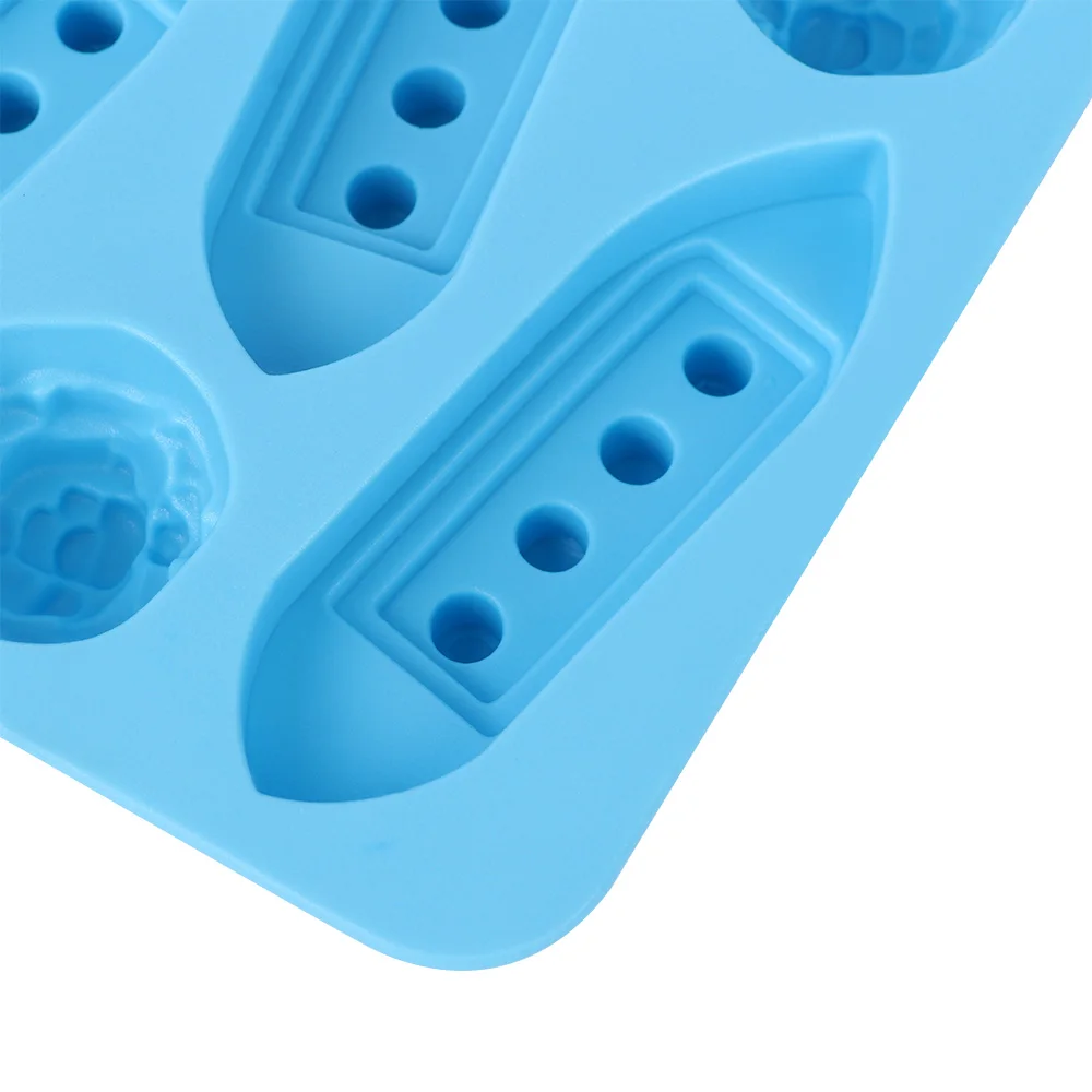 Creative Durable Kitchen Titanic Ice Cube Tray Silicone Pudding Cream Solid Color | Дом и сад