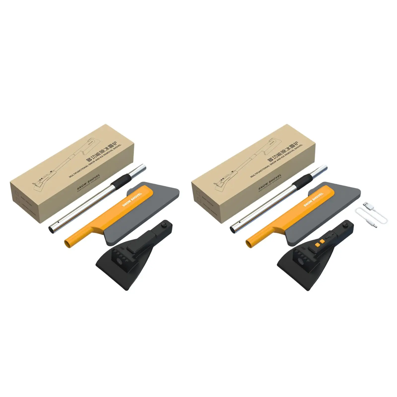 

Портативный автомобильный скребок для льда 3-в-1, выдвижная щетка из ЭВА для удаления снега, мороза, ветрового стекла, крыши автомобиля, инстр...