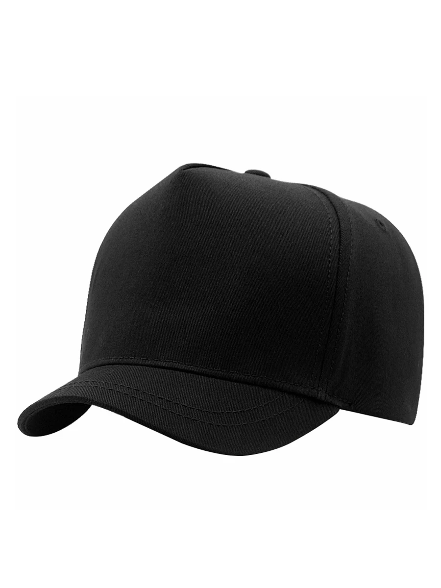 

5CM Short Peak Cotton Baseball Hats For Man Woman Adult Outdoors Riding Big Size Snapback Cap Hiphop Peak Hat 55-60cm 60-65cm
