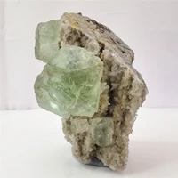 142g natural green fluorite calcite mineral specimen aquarium interior decoration crystal and stone healing meditation