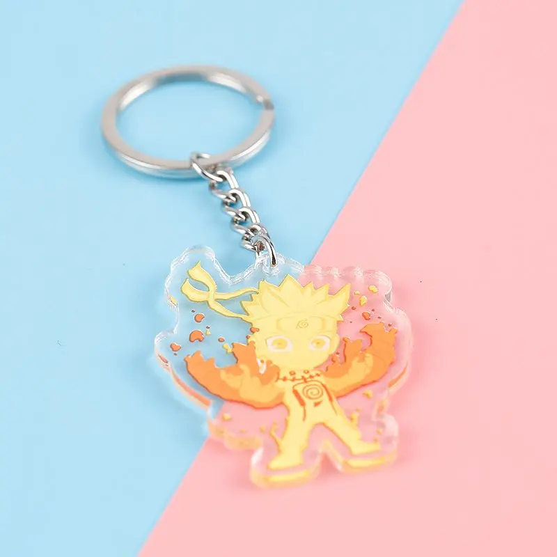 Брелок с символикой Наруто милый акриловый брелок фигурками из мультфильмов