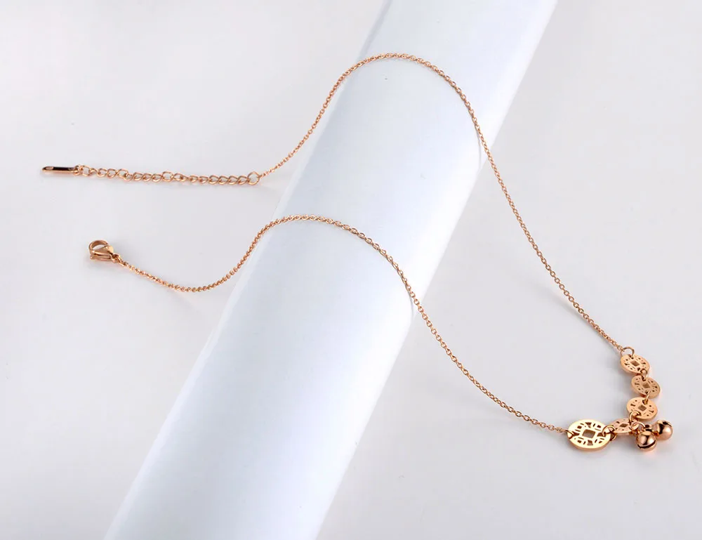 Lokaer нержавеющая сталь Китайский национальный стиль древние монеты &amp подвеска с