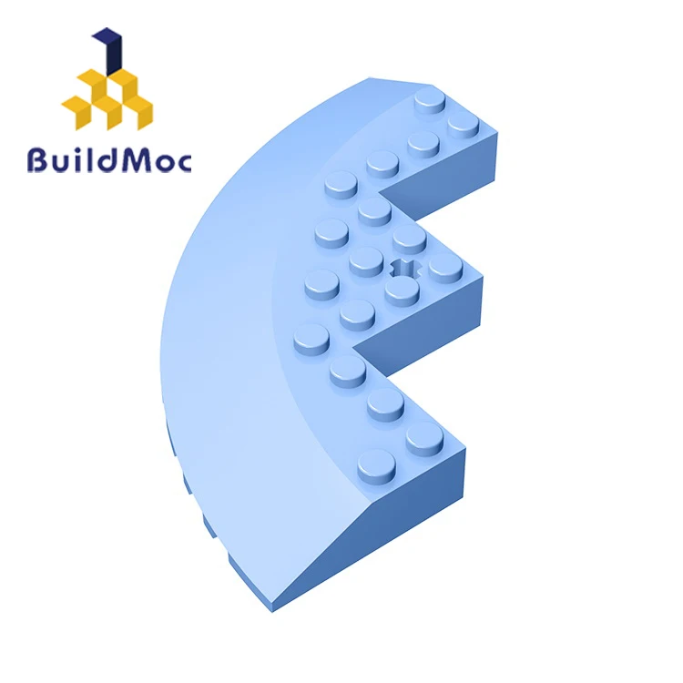 BuildMOC Собирает Частицы 58846 кирпича круглый угол 10x10 для строительных блоков детали