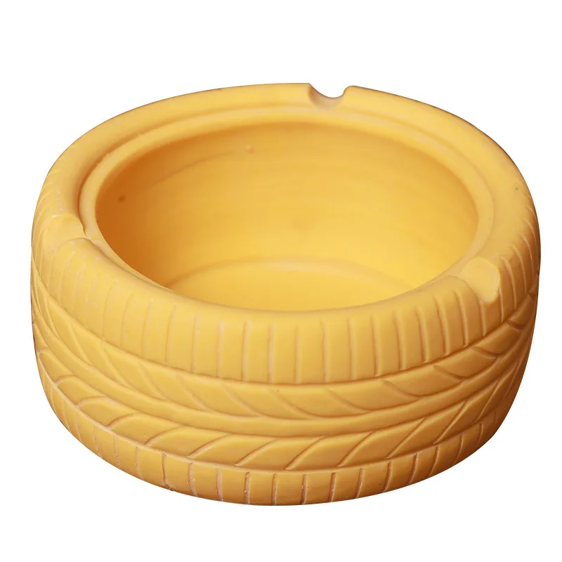 

American retro tire modeling do old ashtrays creative home bar table decoration pieces of ash storage