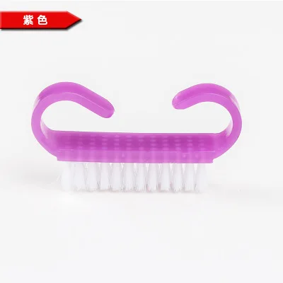 Purple 10 шт./партия кисточка для ногтей, инструменты для маникюра, педикюра - Цвет: Purple