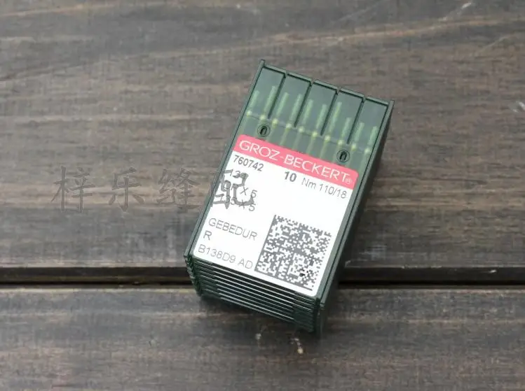 Золотая игла Groz DP × 5 термостойкая с титановым покрытием антисверлильная для