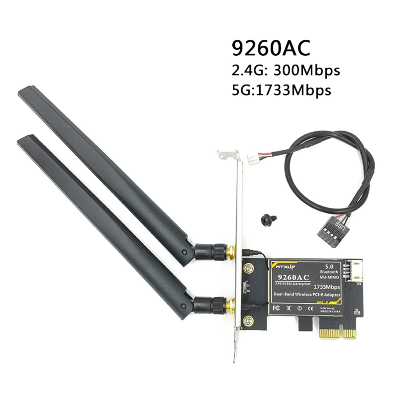 

AX200 WiFi6 dual-band Gigabit 5G desktop built-in PCI-E wireless network card
