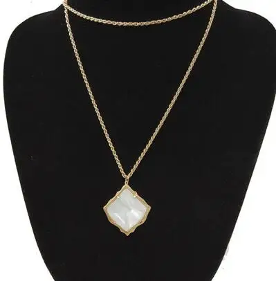 Gold pearl necklace Модные висячие серьги-капельки с камушками - Окраска металла: Gold pearl necklace