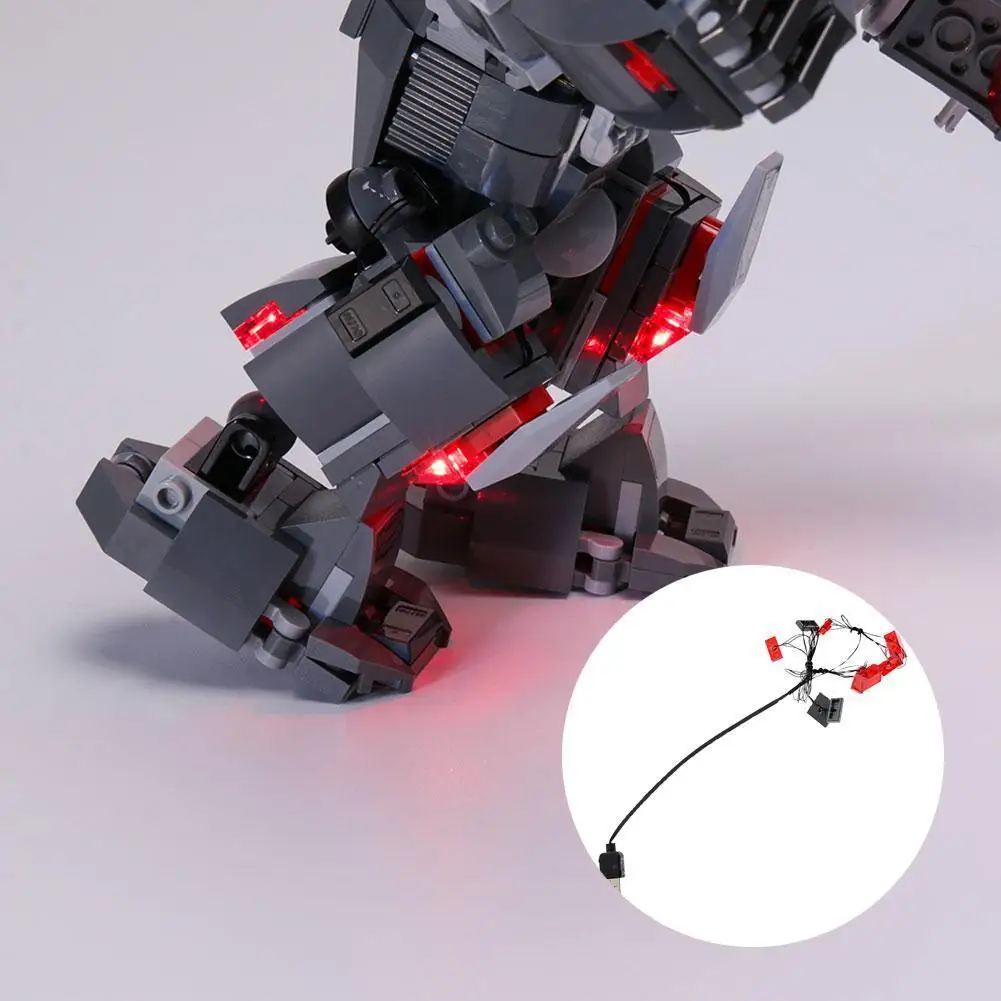 

Fidget Toys Compatible with LED lighting War Machine Weapon Heavy Accessories Blocks Luminous Building Mecha