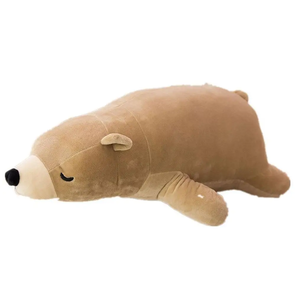 Yiwa мультфильм спящий белый медведь милые плюшевые игрушки хороший подарок на