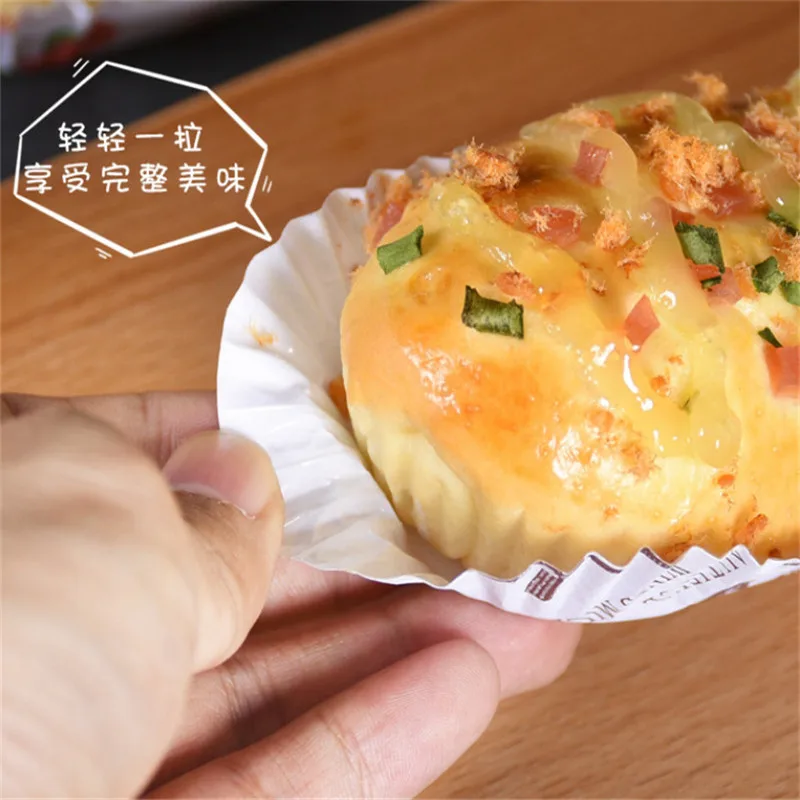 Круглые чашки для торта 200 шт лоток гамбургеров удобный и практичный хлеба