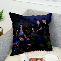 the vampire diaries pillow case polyester decorative pillowcases throw pillow cover style 4