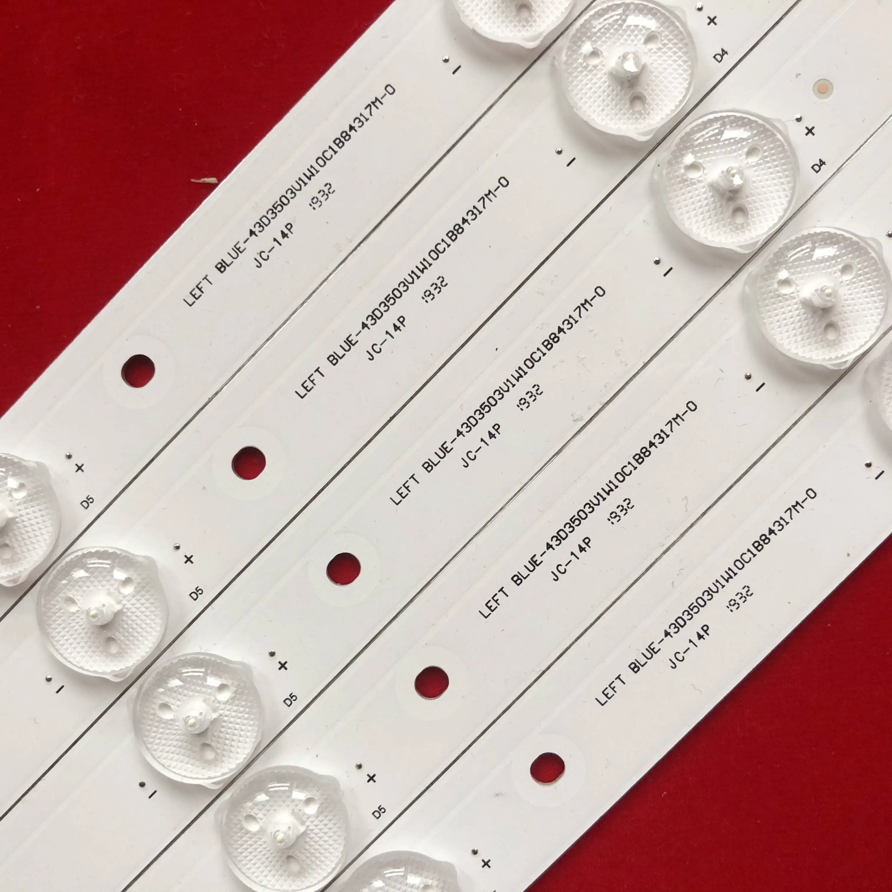 25 светодиодный т. Светодиодная лента для подсветки 10 ламп Ph ilips 43 &quotTV 43PFT4131 43PFS5301 Φ