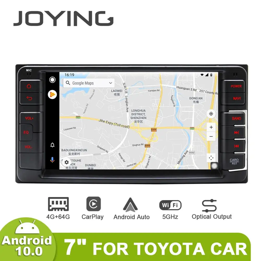 Автомобильная магнитола JOYING стерео видеоплеер 2 din с 7 &quotGPS ОЗУ 4 Гб поддержка 4G