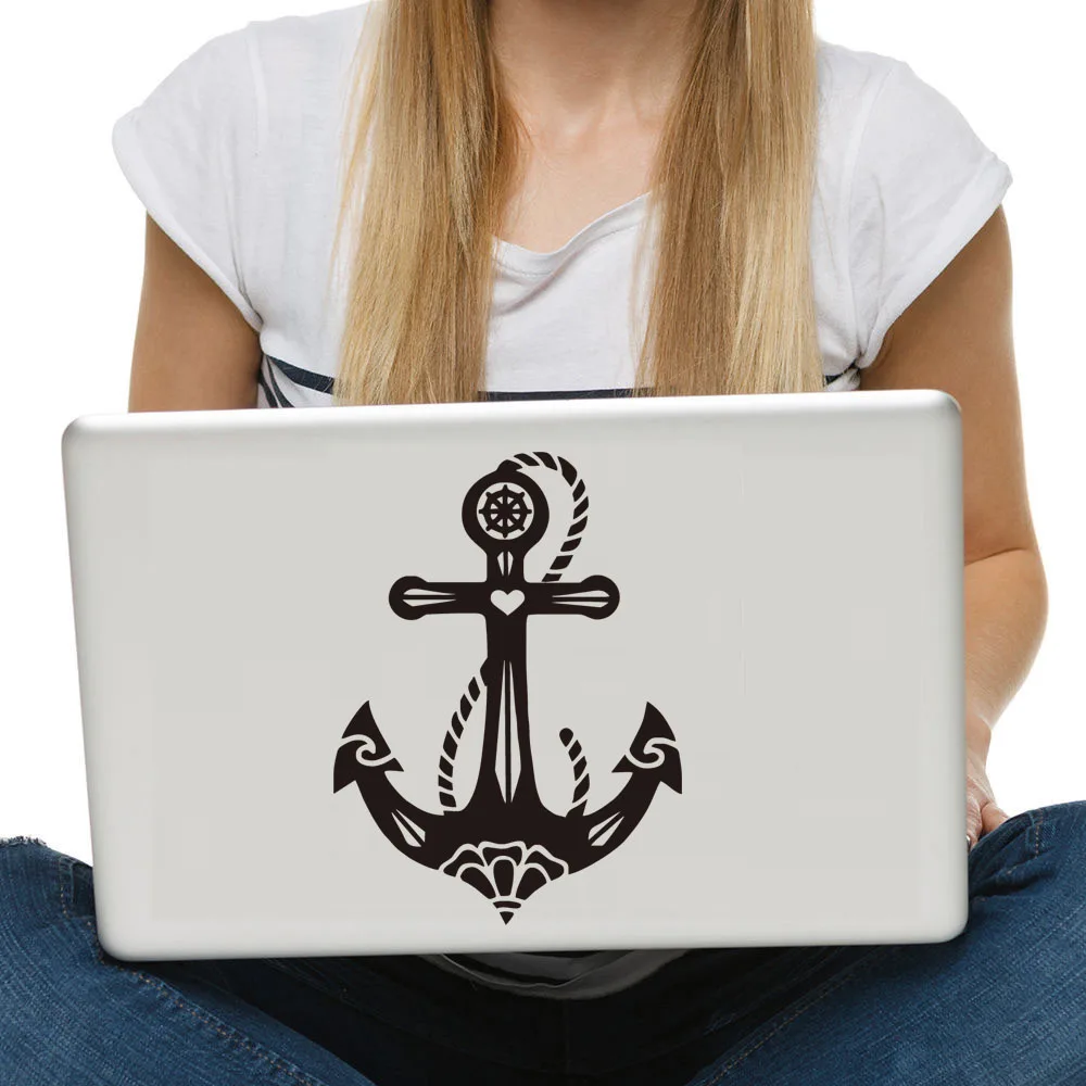 Настенная Наклейка с морским кораблем якорем маленькие компьютерные наклейки