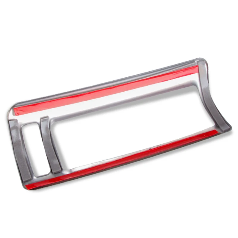 

For Audi Q7 Car B Pillar Air Conditioning Vent Frame Covers AC Outlet Carbon Fiber Sticker Trim Stainless Steel Auto Accessories