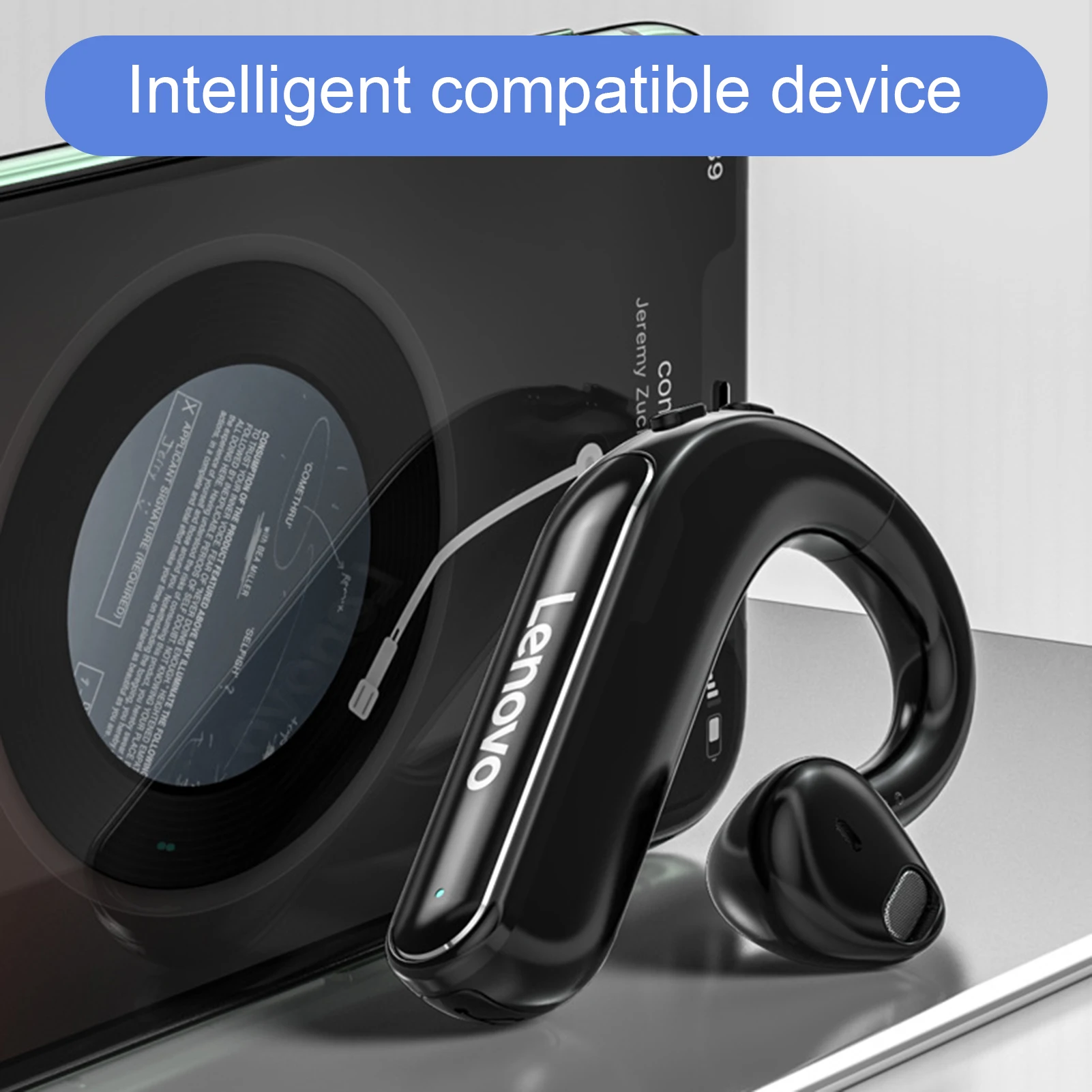 Беспроводная гарнитура Lenovo TW16 HX106 шумоподавление длительный режим ожидания