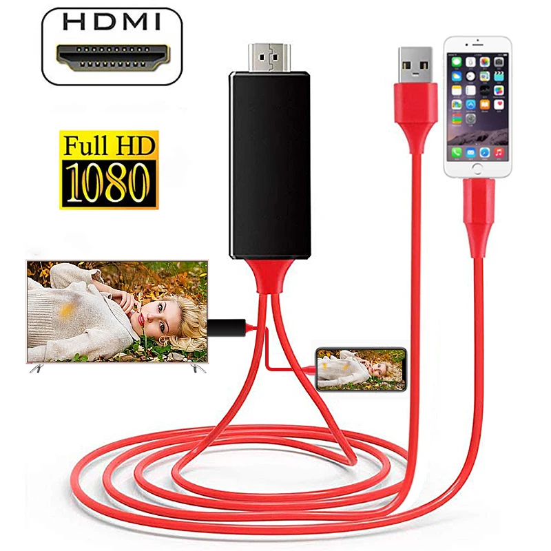 1 8 м Pin к совместимому с HDMI кабель HD 1080P конвертер адаптер Micro USB для HDTV TV цифровой