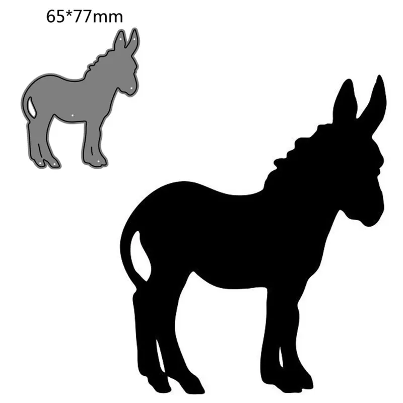

Металлические режущие штампы, высечки, формы для украшения животных, Ослика, скрапбукинга, бумага, ремесло, нож, форма, лезвие, дырокол, трафа...