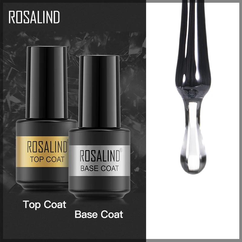 Гель-лак для ногтей ROSALIND основа верхней части искусственный Гибридный гель