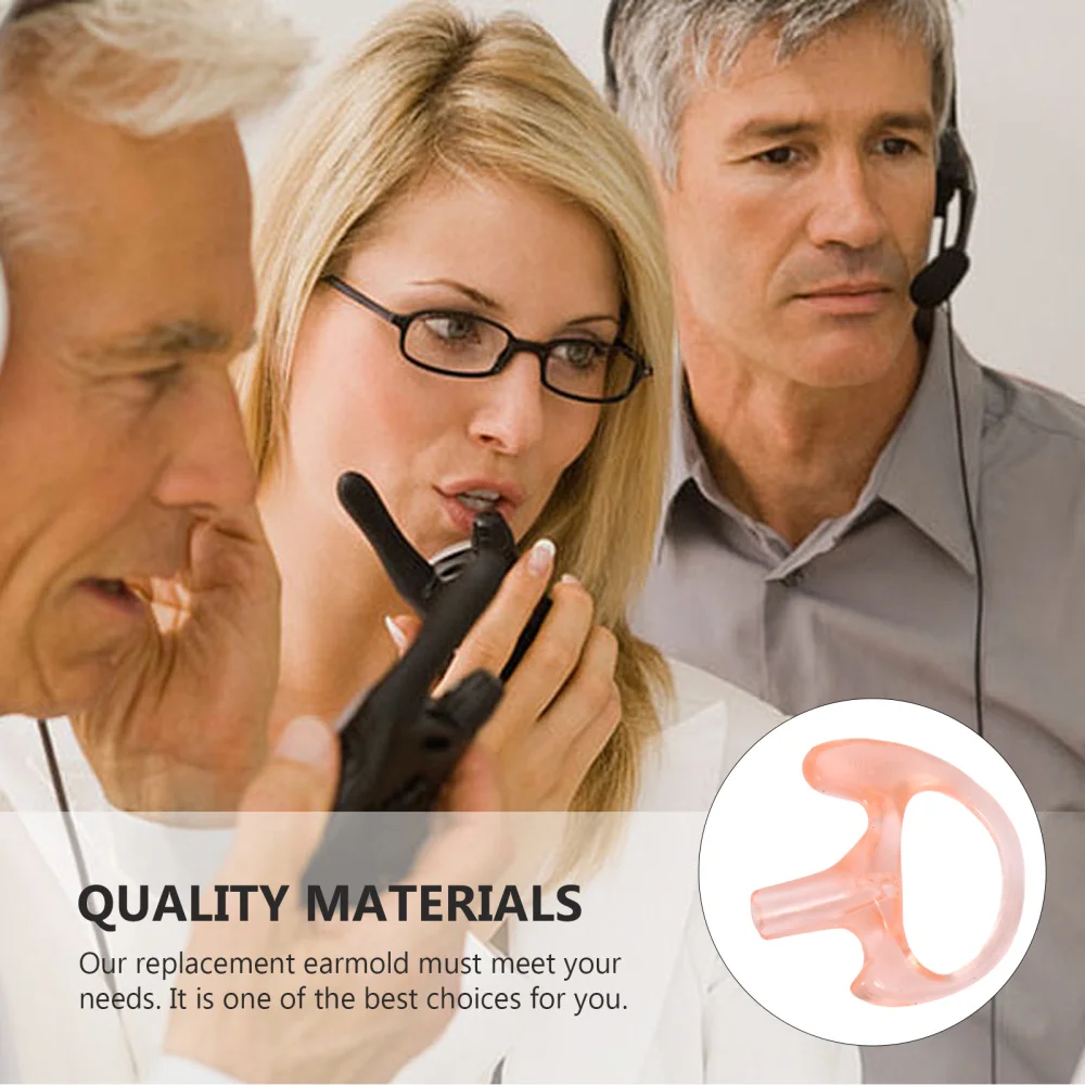 

6 Pieces Two Way Radio Ear Mold for Air Acoustic Earpiece Audio Kits Ham Radio