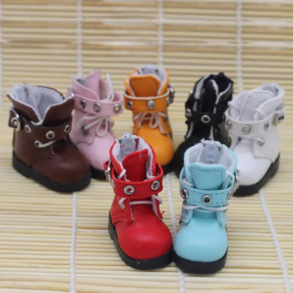 Кожаная обувь для кукол из хлопка 15 см безопасная резиновая кукольная девочек