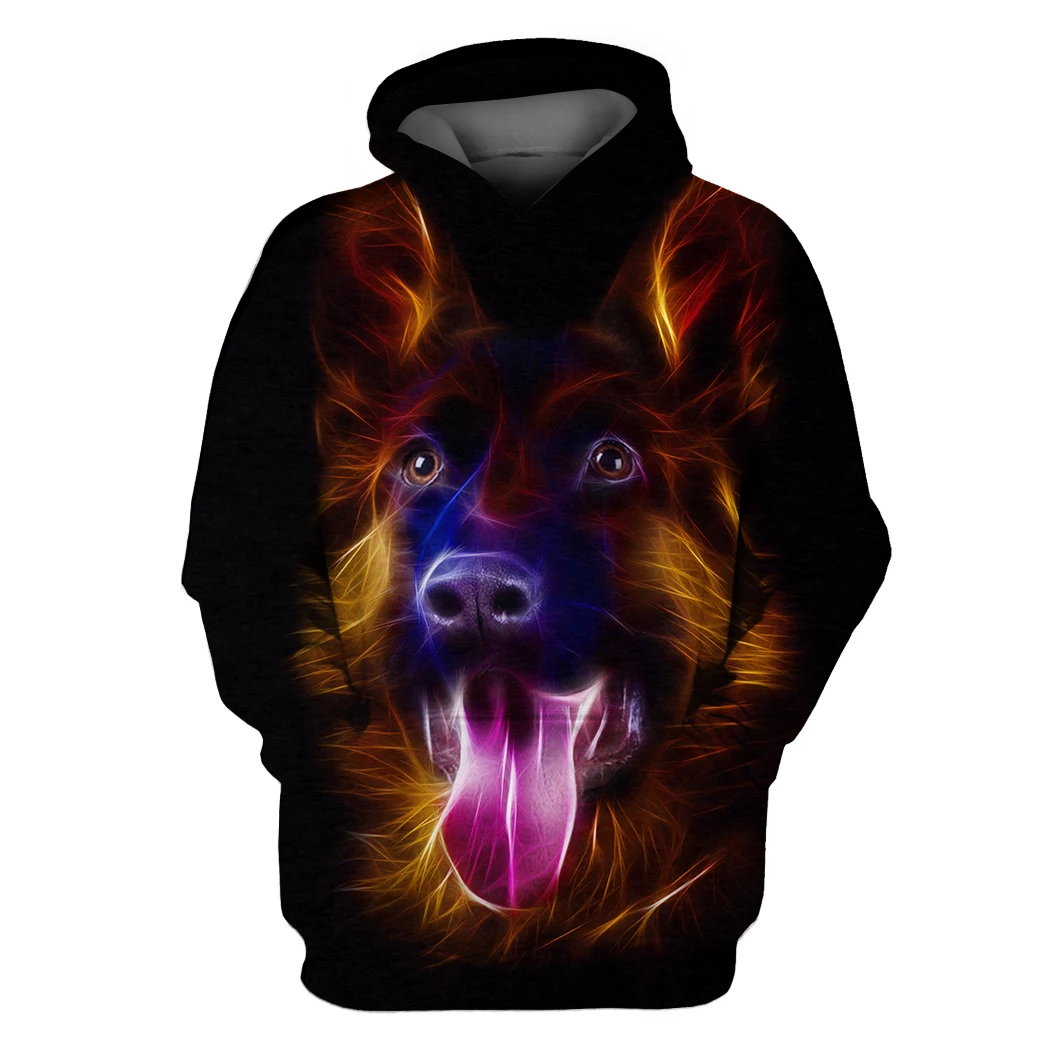 

Men Funny Pig & Dog Prints Hoodies Fashion 3D Print Spring Long Sleeve Hoodies Male's Colorful Hoodies