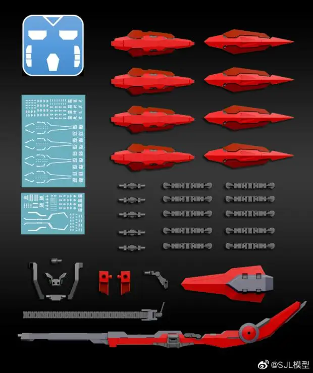 B EXIA 00 Gundam Модель MG MB HS набор оружия - Цвет: B
