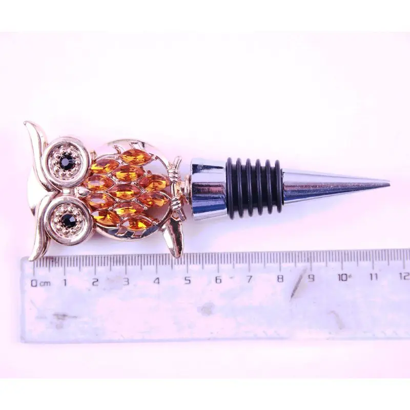 

Cute Owl Wine Bottle Stopper Vacuum Sealed Reusable Plug Caps Wedding Wedding Drop Ship