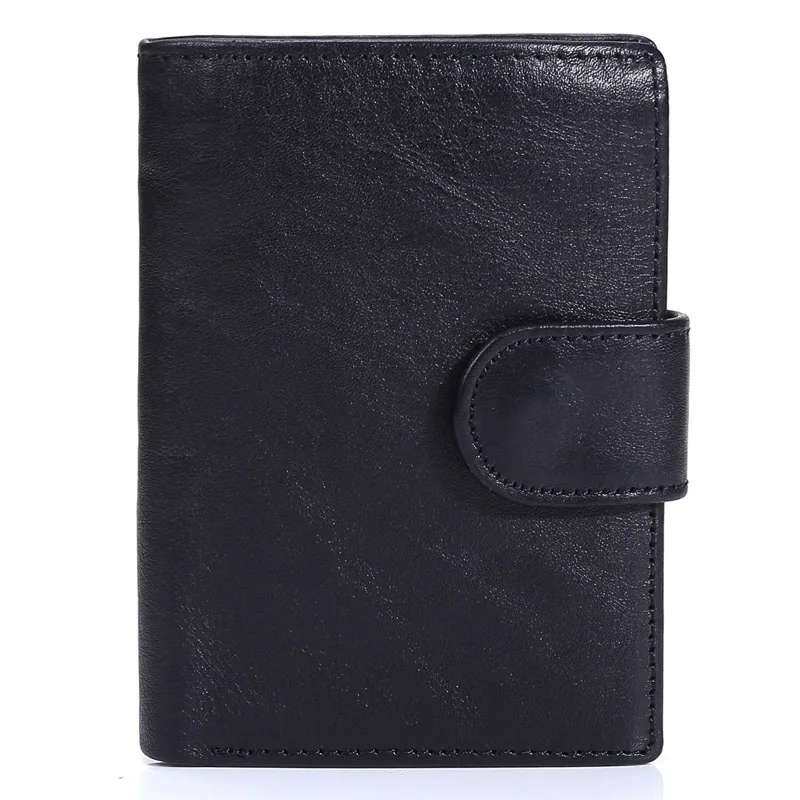 

Vintage Men Wallet Genuine Leather Short Wallets Male Multifunctional Cowhide Male Purse Coin Pocket Photo Card Holder