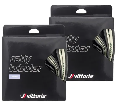 

1 пара трубчатых шин для ралли Vittoria 700c x 25 мм, черный Para 220TPI, 2 шт.