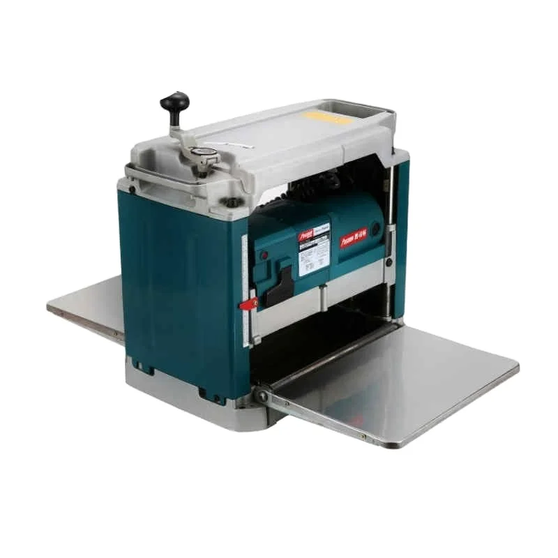 

Wood Planer Thicknesser Woodworking Planer Convenient with Blower and Suction Fan