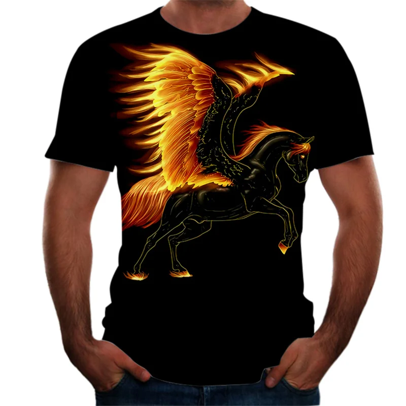

2020 Newest Wolf 3D Print Animal Cool Funny T-Shirt Men Short Sleeve Summer Tops Tees Fashion t shirt size XXS-6XL