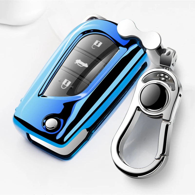 Мягкий ТПУ чехол для автомобильного ключа защитный держатель полное покрытие