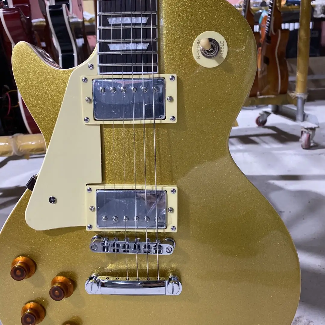 

Standard Electric Guitar Golden Color Left Hand High Quality Free Shipping