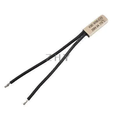 250V 5A KSD9700 115 Цельсия N.C биметаллический термостат Температура