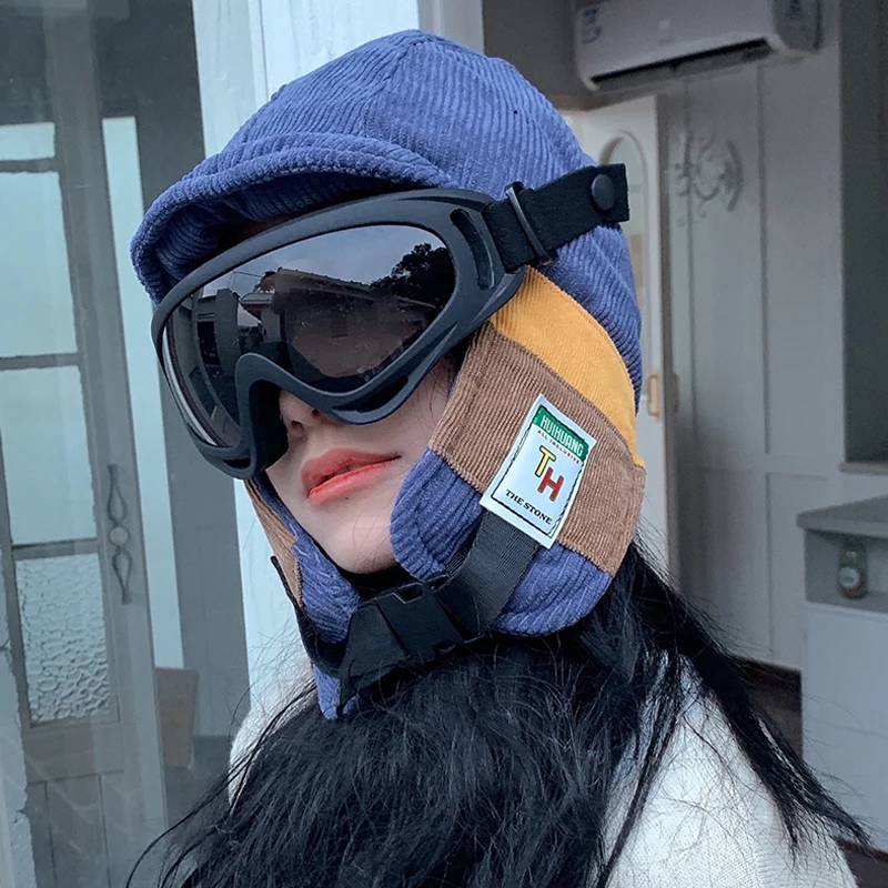 Шапки-авиаторы Foux для мужчин и женщин зимняя шапка-Авиатор Русская Шапка меховые