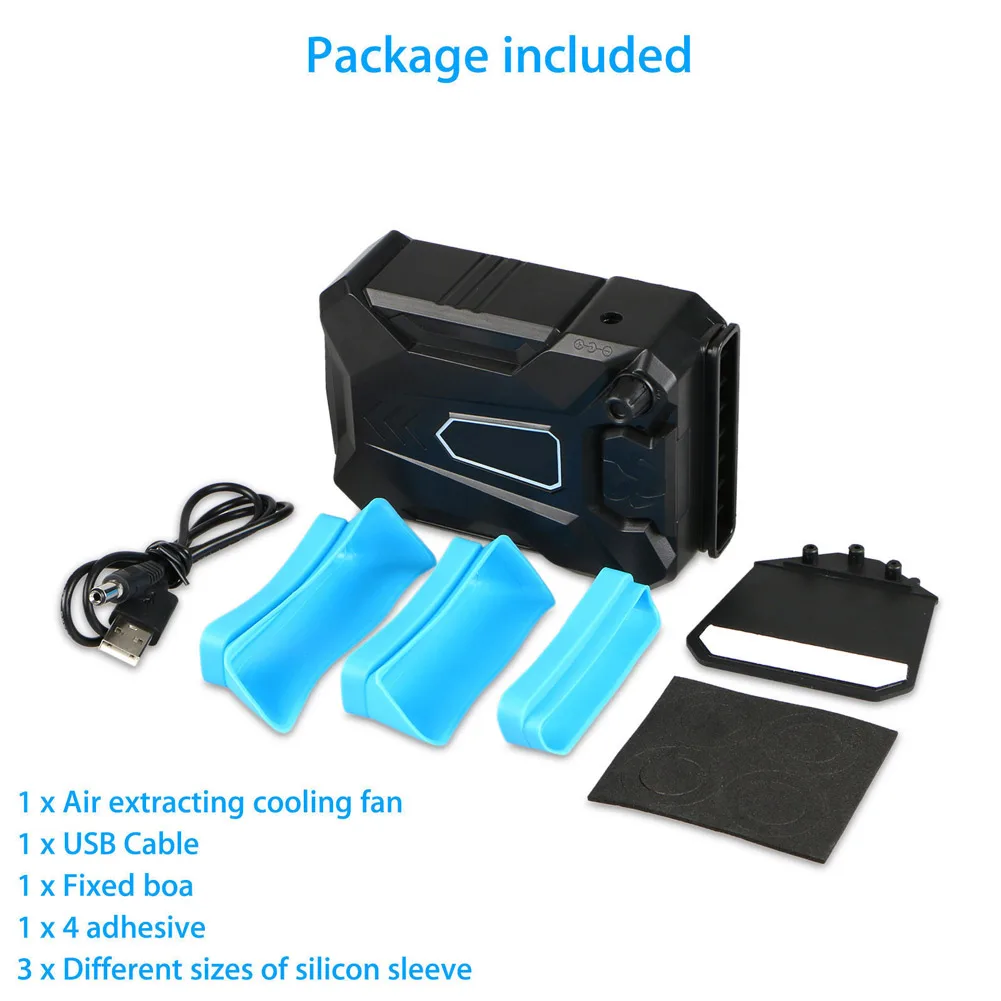 Mini Vacuum Air Extracting USB Cooling Pad Cooler Fan for Notebook Cooler PC Laptop Accessories охлаждение для ноутбука images - 6