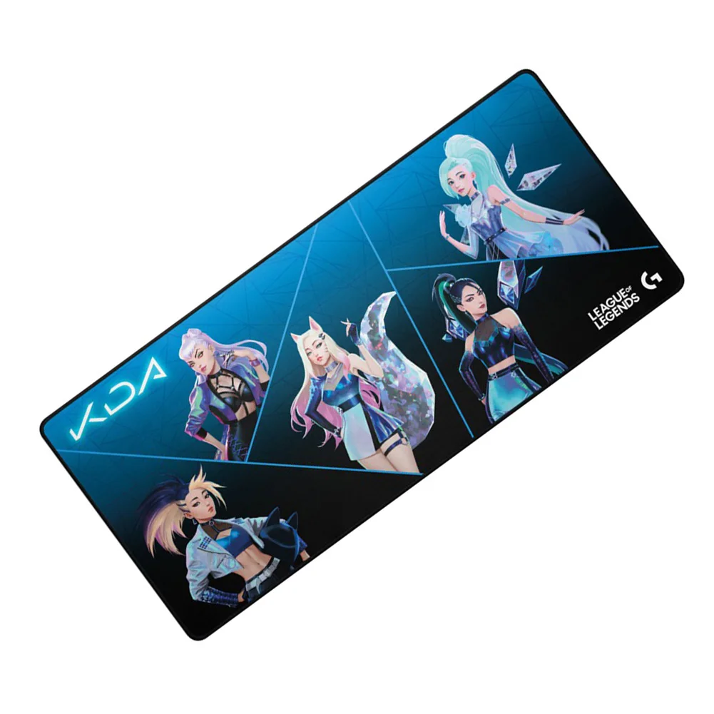 

Logitech KDA Carpet Desk Mat PC Game Mouse Pad Collaboration Limited Edition Printed Large Mouse Pad XL Gaming Mat