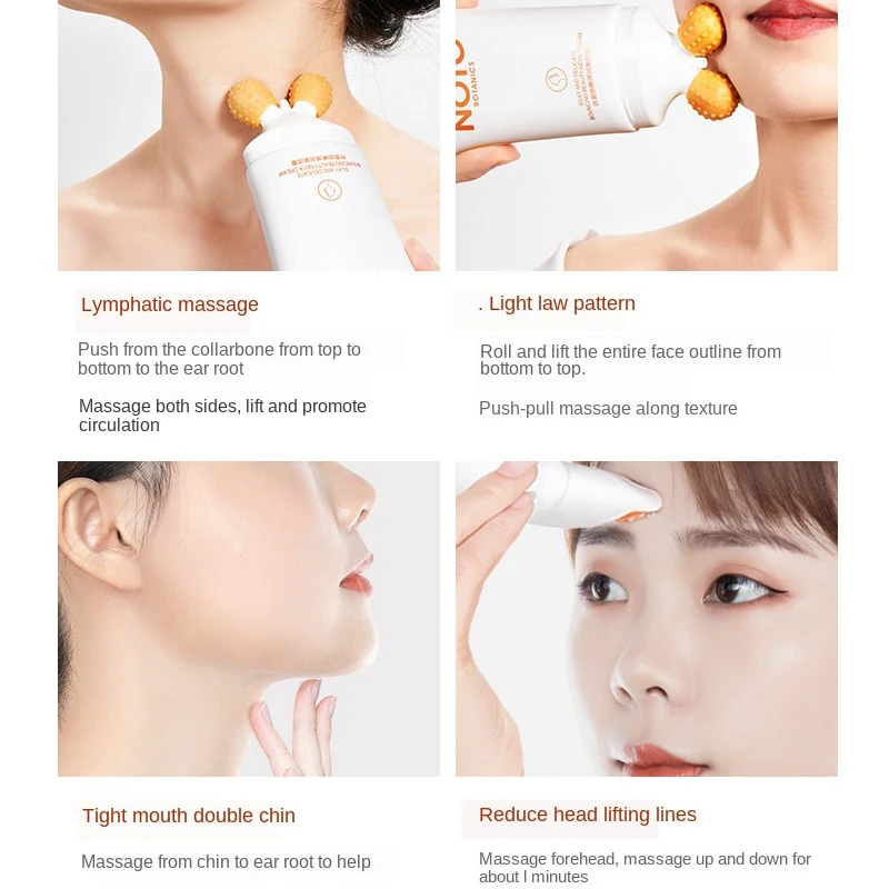 Крем для шеи с роликами массажа увлажняющая силиконовая Сыворотка ухода за кожей